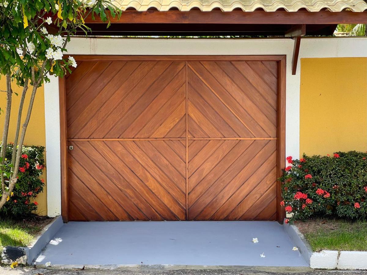 Bangalo De Madeira Em Condominio De Praia Camacari Exterior photo